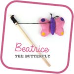 Παιχνίδι γάτας με ξυλάκι, Beatnice the butterfly