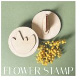 Ξύλινη σφραγίδα flower