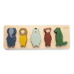 Wooden shape puzzle