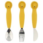 Silicone cutlery set 3 pack - Mr Lion