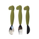 Silicone cutlery set 3 pack - Mr Dino